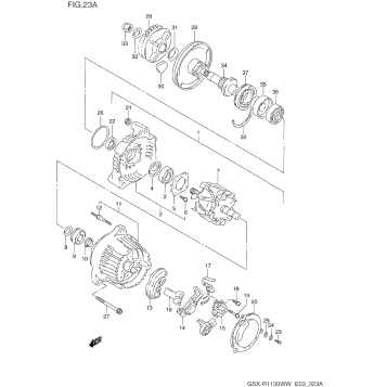 ALTERNATOR (MODEL S/T/V/W)