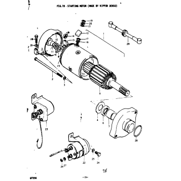 STARTING MOTOR (NIPPON DENSO)