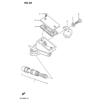 FRONT MASTER CYLINDER (GS1150ES3/ESE/ESF)