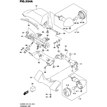 TURNSIGNAL LAMP (E28)