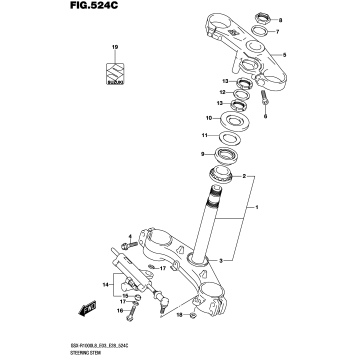 STEERING STEM (GSX-R1000AL8 E03)