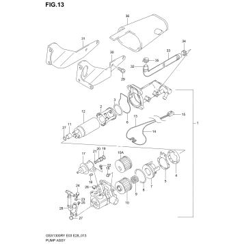 PUMP ASSY (MODEL X/Y)