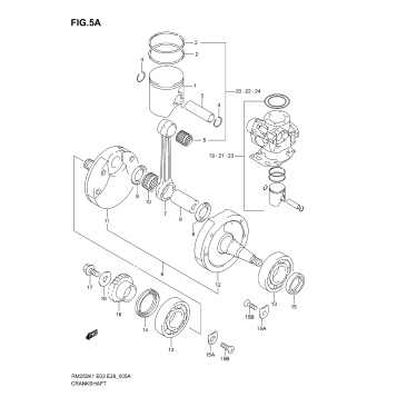 CRANKSHAFT (MODEL K3/K4/K5/K6)