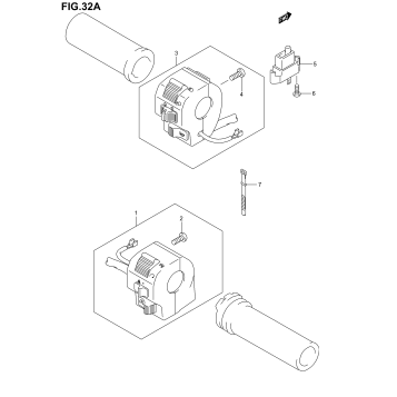 HANDLE SWITCH (MODEL K4)
