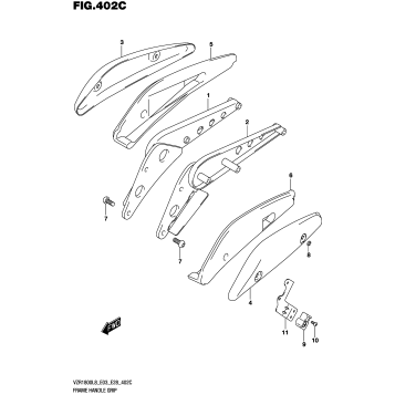 FRAME HANDLE GRIP (VZR1800BZL8 E28)