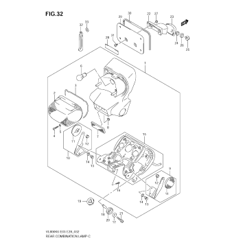REAR COMBINATION LAMP (MODEL K6/K7/K8)