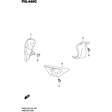 FRAME HEAD COVER (SV650AL9 E28)