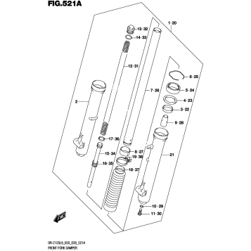 FRONT FORK DAMPER (DR-Z125L9 E28)