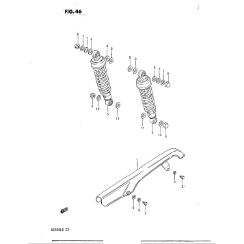 CHAIN CASE - SHOCK ABSORBER