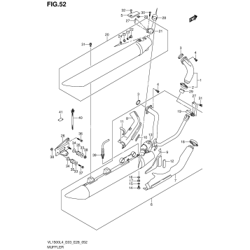 MUFFLER (VL1500BL4 E28)