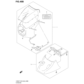 COWLING (OPTIONAL, MODEL K1/K2/K3)