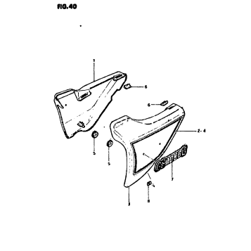 FRAME COVER (GS1000GX)