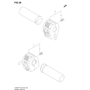 HANDLE SWITCH (MODEL T/V/W/X/Y/K1/K2/K3)