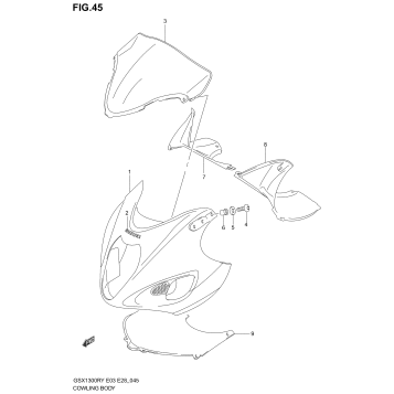COWLING BODY (MODEL X/Y)