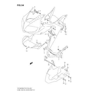 COWLING INSTALLATION PARTS (SV1000S)