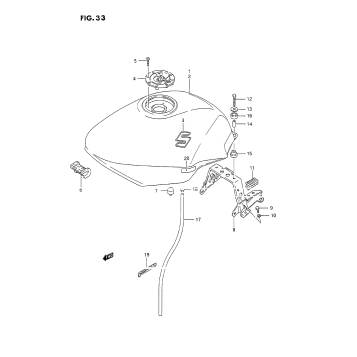 FUEL TANK (MODEL J/K/L)