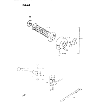 RIGHT HANDLE SWITCH (MODEL T