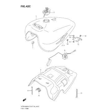 FUEL TANK (MODEL K9)