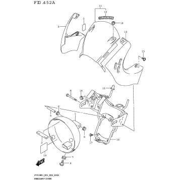 HEADLAMP COVER (SV650XA)