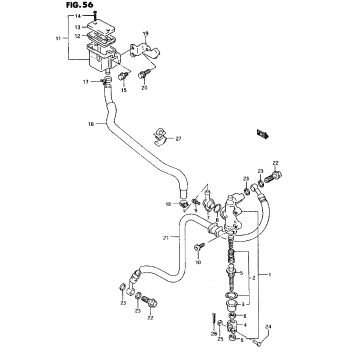 REAR MASTER CYLINDER (MODEL P)
