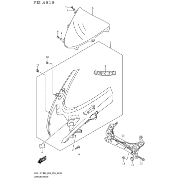 COWLING BODY (GSX-R750Z)