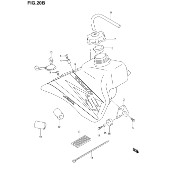 FUEL TANK (MODEL K4)