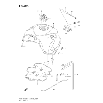 FUEL TANK (MODEL K8)