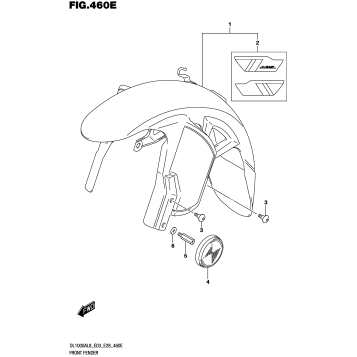 FRONT FENDER (DL1000AL8 E33) (FOR YU1)
