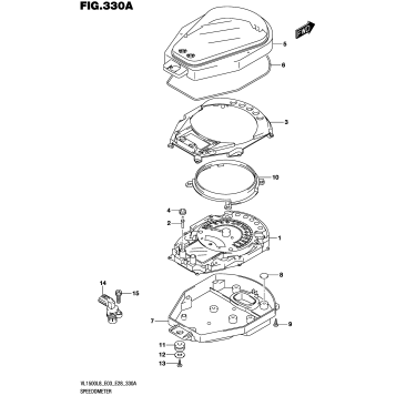 SPEEDOMETER (VL1500BL8 E03)
