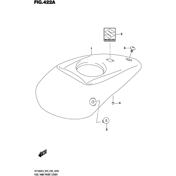 FUEL TANK FRONT COVER
