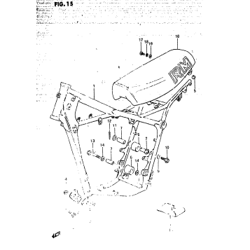 FRAME - SEAT (MODEL D)