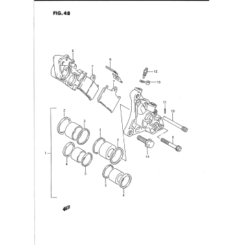 FRONT CALIPERS (MODEL P)