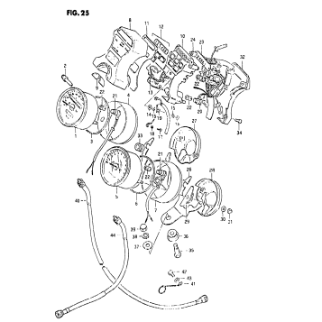 SPEEDOMETER-TACHOMETER (MODEL X)