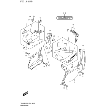 FRAME COVER (VL800T)