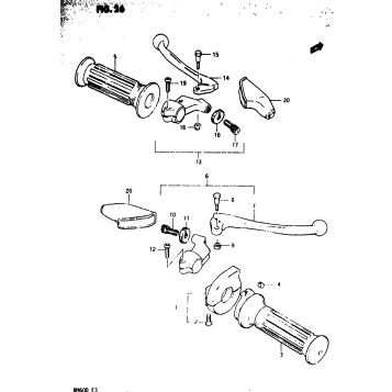 HANDLE GRIP - HANDLE SWITCH