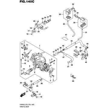 THROTTLE BODY (VL800L8 E33)