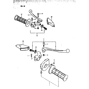 HANDLE GLIP - LEVER (RM125T)