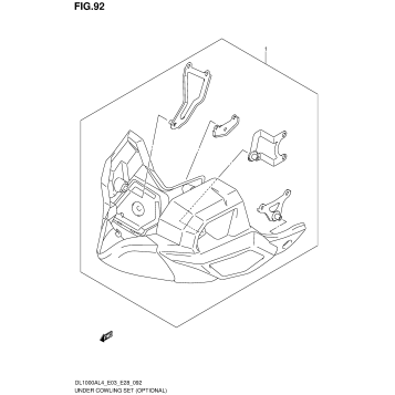 UNDER COWLING SET (OPTIONAL)