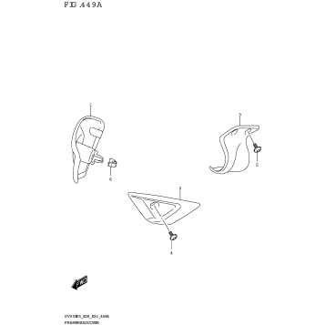 FRAME HEAD COVER (SV650A)