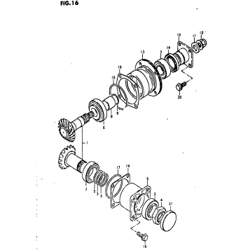 SECONDARY DRIVE GEAR