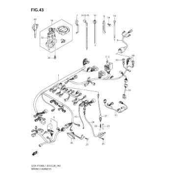 WIRING HARNESS (GSX-R1000L1 E3)