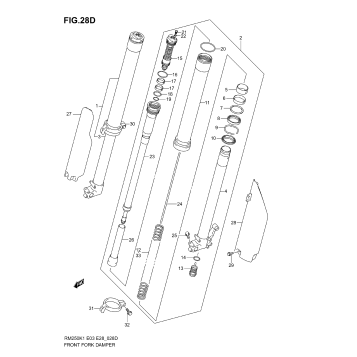 FRONT DAMPER (MODEL K5)