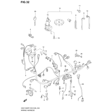 WIRING HARNESS (MODEL X/Y/K1/K2)