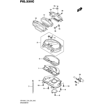 SPEEDOMETER (VZR1800BZL7 E28)