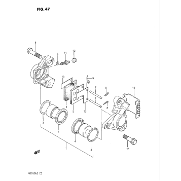 FRONT CALIPERS (MODEL F)