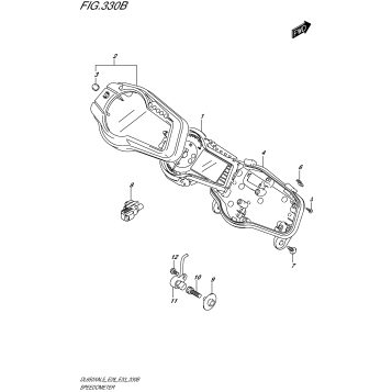 SPEEDOMETER (DL650XAL5 E33)