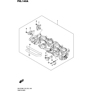 THROTTLE BODY ((E03,E28))