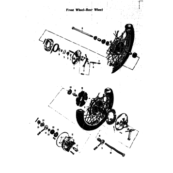 FRONT WHEEL - REAR WHEEL