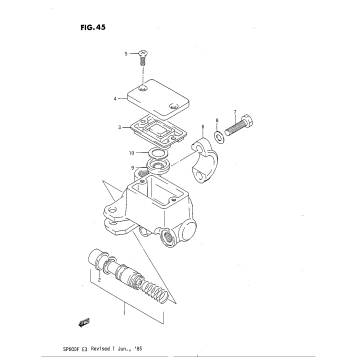FRONT MASTER CYLINDER
