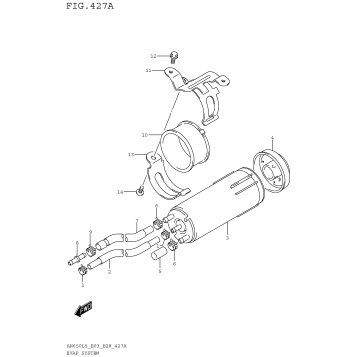 EVAP SYSTEM (AN650L5 E33)